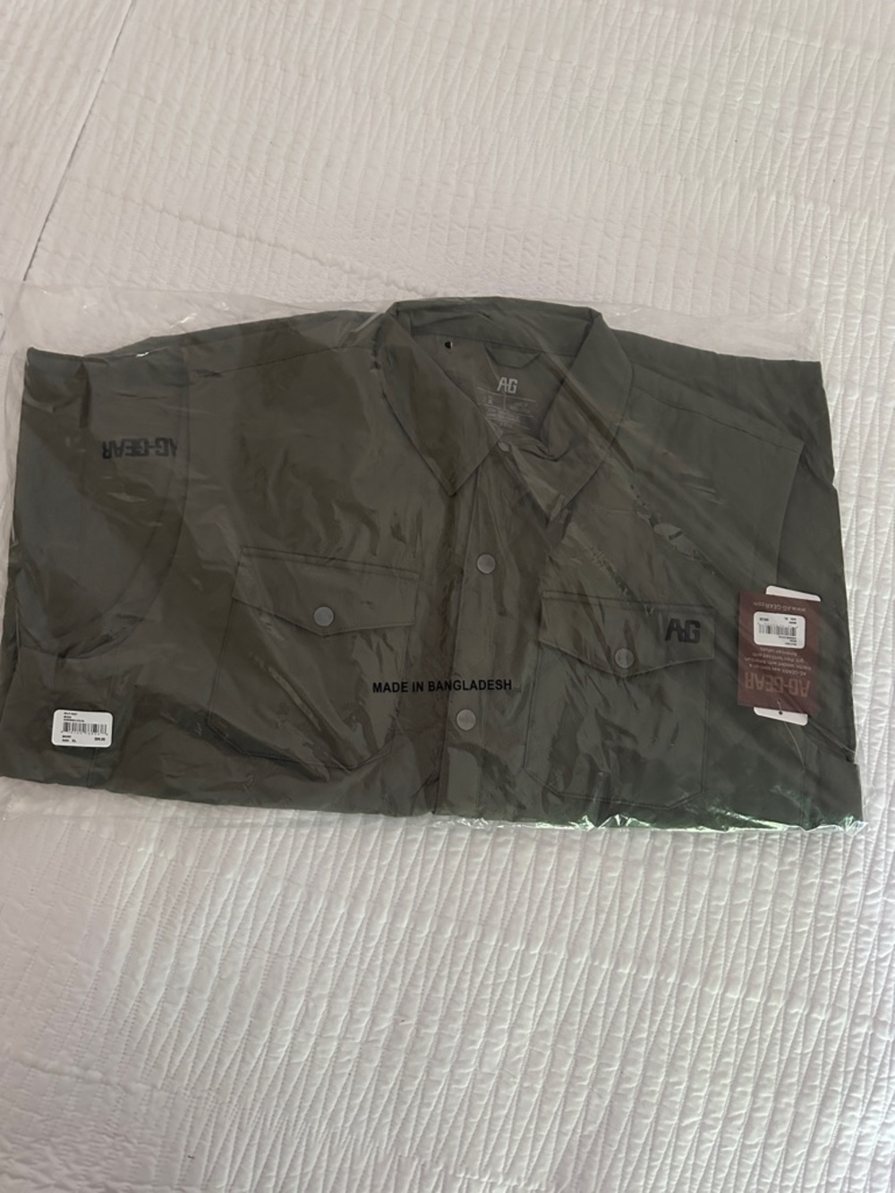 Ag Adriano Goldschmmied Olive Utility Shirt Jacket